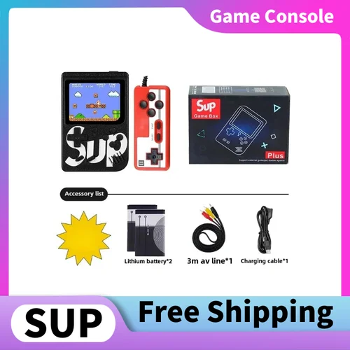 Mini consola de juegos portátil 500 en 1, consola de vídeo Retro portátil, pantalla LCD a Color de 8 bits y 3,0 pulgadas, juego para niños, regalo de vacaciones