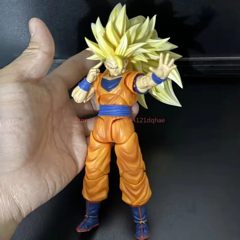 In Stock Beast Deities Kong Studio Dragon Ball SHF Super Saiyan SSJ3 RL001 RL002 Son Goku Anime Action Figure Model Toys