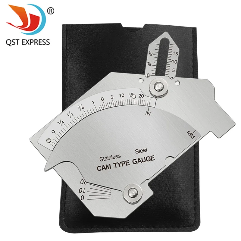 

QSTEXPRESS MG-8 bridge cam welding gauge stainless steel Cam Type gauge Master Gage C50 Test Ulnar For Welder Inspection