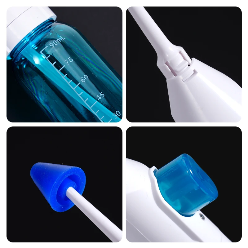 Portable High Pressure Oral Irrigator Household Manual Water Dental Floss Toothpick Style Deep Cleaning Water Flosser view 4