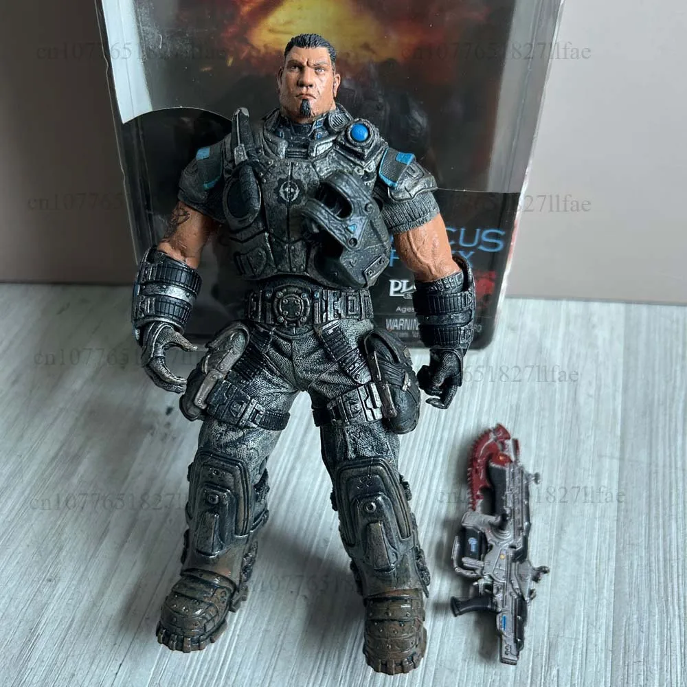 Juego Gears of War DOMINIC santiago Marcus Fenix 18CM figura de acción juguetes de modelos coleccionables muñeca móvil conjunta regalo de cumpleaños