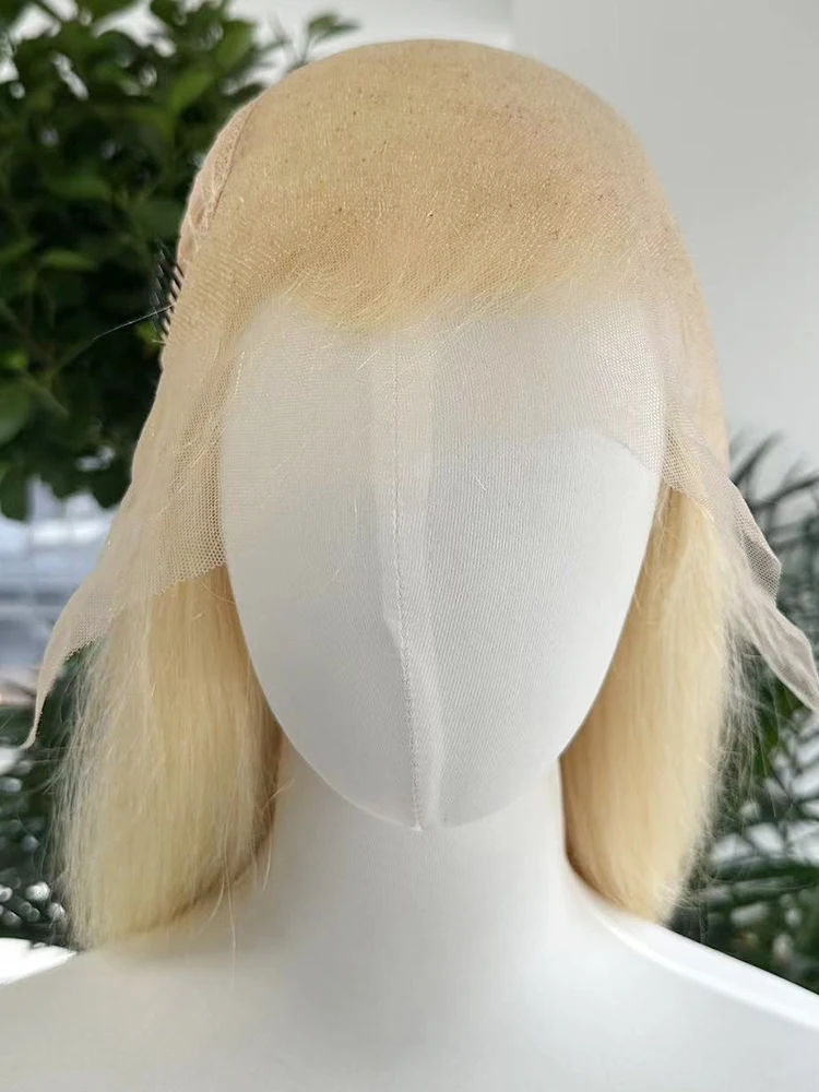 13x6 Blonde 613 HD Human Hair Straight Lace Front Wigs 13X4 Frontal Wig 250 Density For Women High Quality