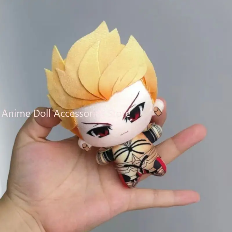 Peluche de Anime Fate Gilgamesh de 10 cm, Figura de Peluche Kawaii, Colgante, Regalos de Cumpleaños para Niñas