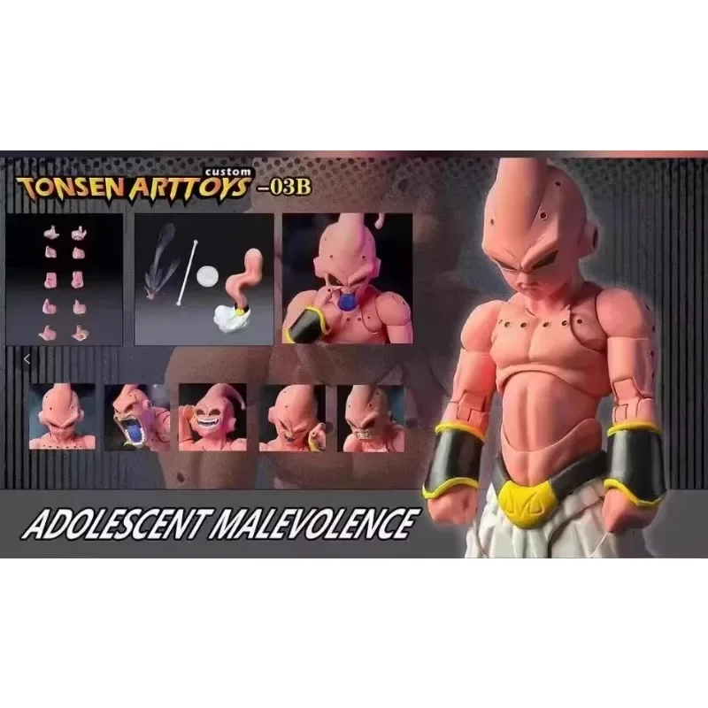 

In Stock Tonsenarttoys Dragon Ball S.H.Figuarts SHF Adolescent Malevolence Majin Buu Boo Kid Anime Action Figures Model Toy Gift