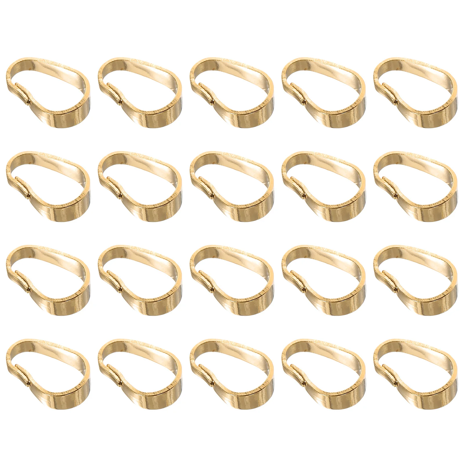 

100pcs Necklace Pendant Clasps Alloy Link Buckle For Jewelry Diy Connector Snap Bail Hook Charm Clip Pendant Making Findings