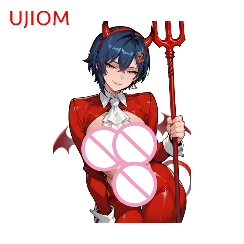 UJIOM Belle Zenless Zone Zero Demon Girl Wall Sticker Fashion Personality Creative Scratch PVC Decal For Wallpaper Home Decor