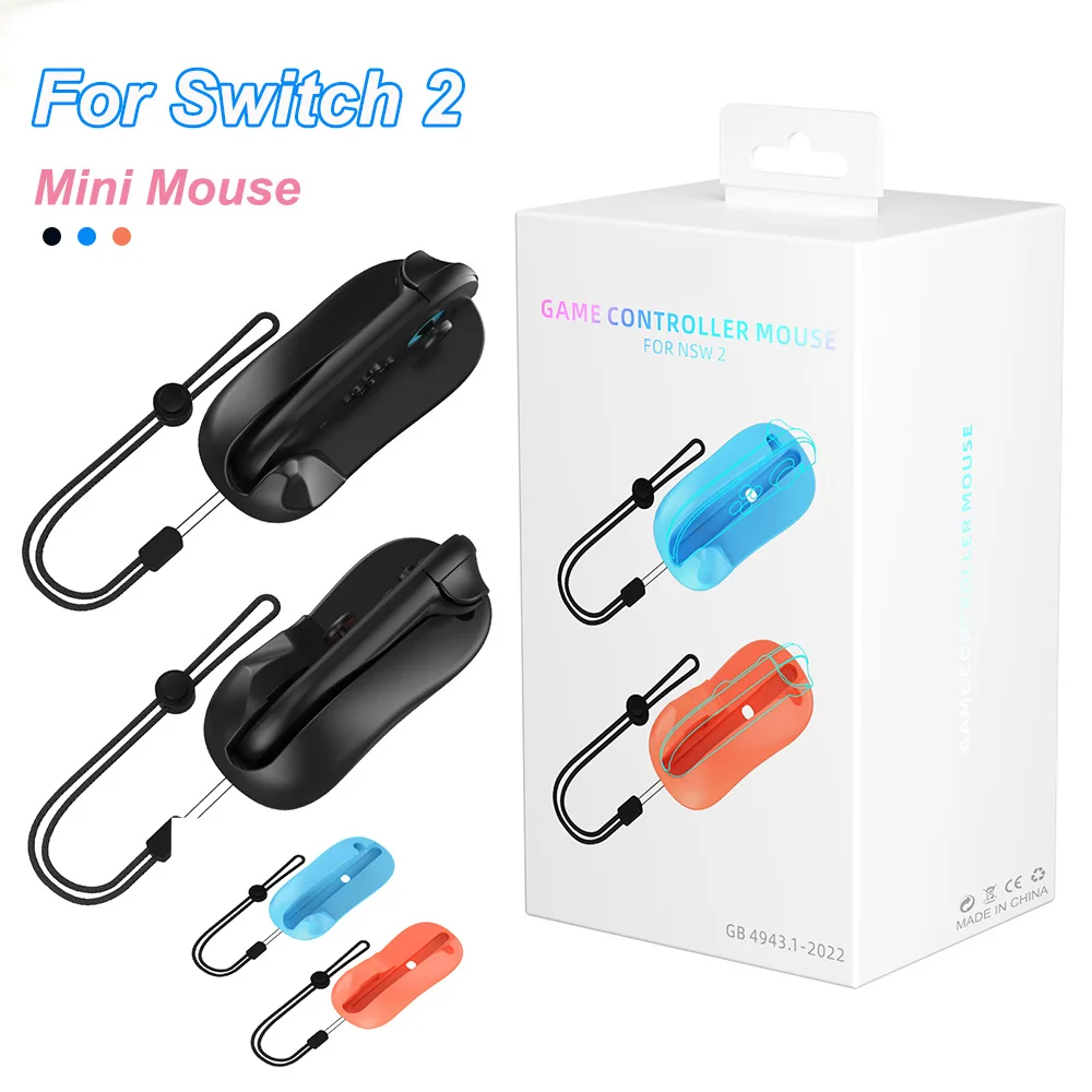 Mouse Controller for Switch 2 Wear Resistant Game Portable Gaming Small Handle Case Kit for NSW2 Joy-Con Joypad Accessories