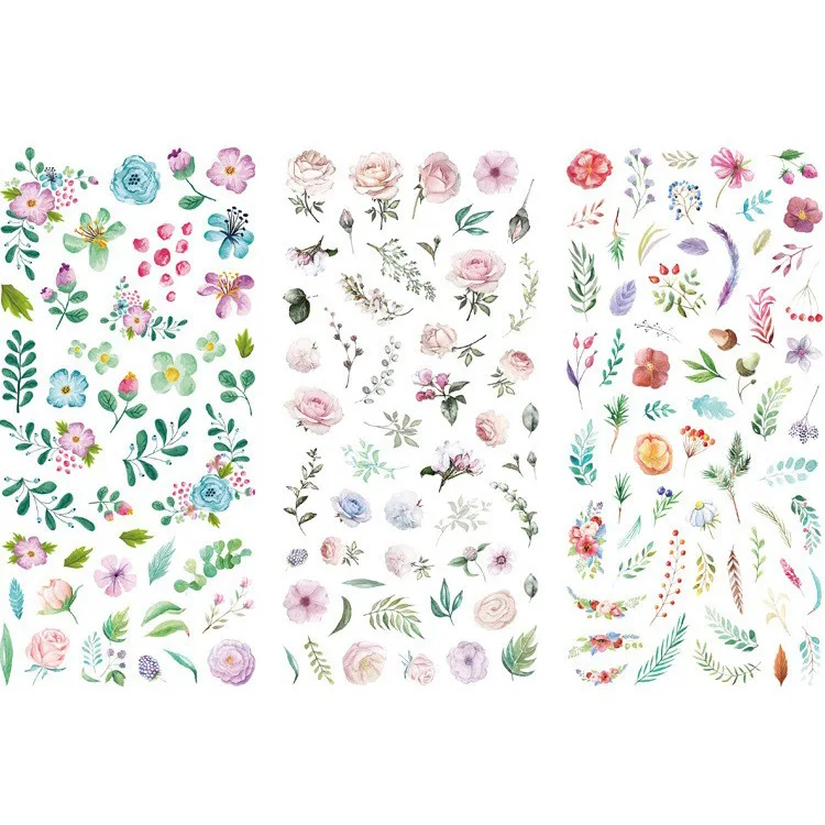 Aesthetic Fresh Ins Style Flat People Stickers Cute Daily Life Collection DIY Photo Album Washi Paper Journaling Supplies Bulk view 5
