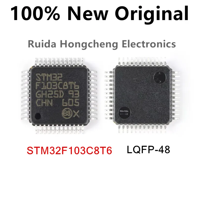 5-10PCS/Lot STM32F103C8T6 LQFP-48 New original 32-bit microcontroller MCU STM32