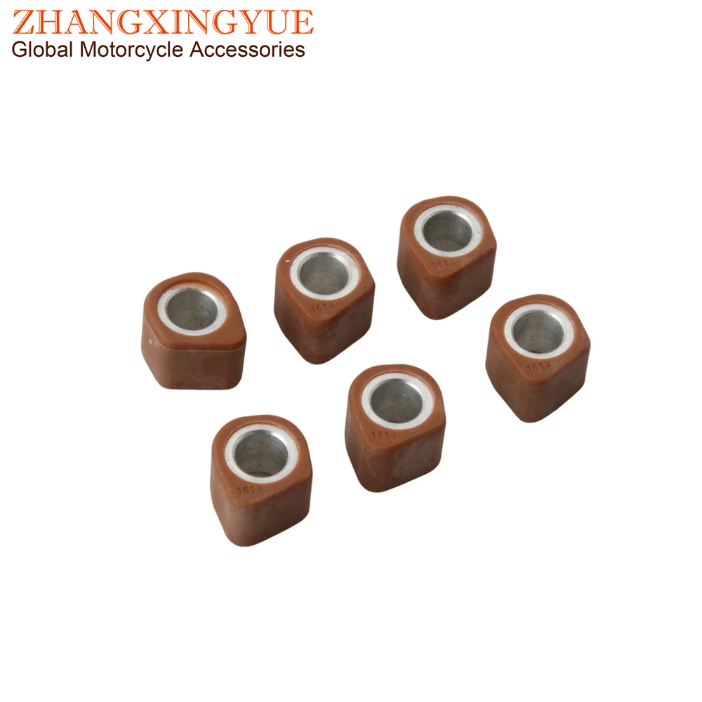 Racing Variator Roller Weights 16x13mm 4g 5.5g 6g 7g For Peugeot Buxy Elyseo 50 Jetforce Speedake Metal-X 50cc