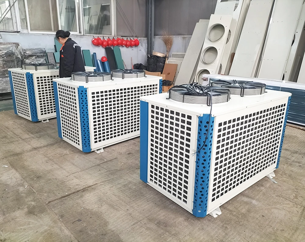 وحدة التكثيف ضاغط التبريد المبرد بالهواء وحدة مكثف صندوق U-تبريد رائجة البيع