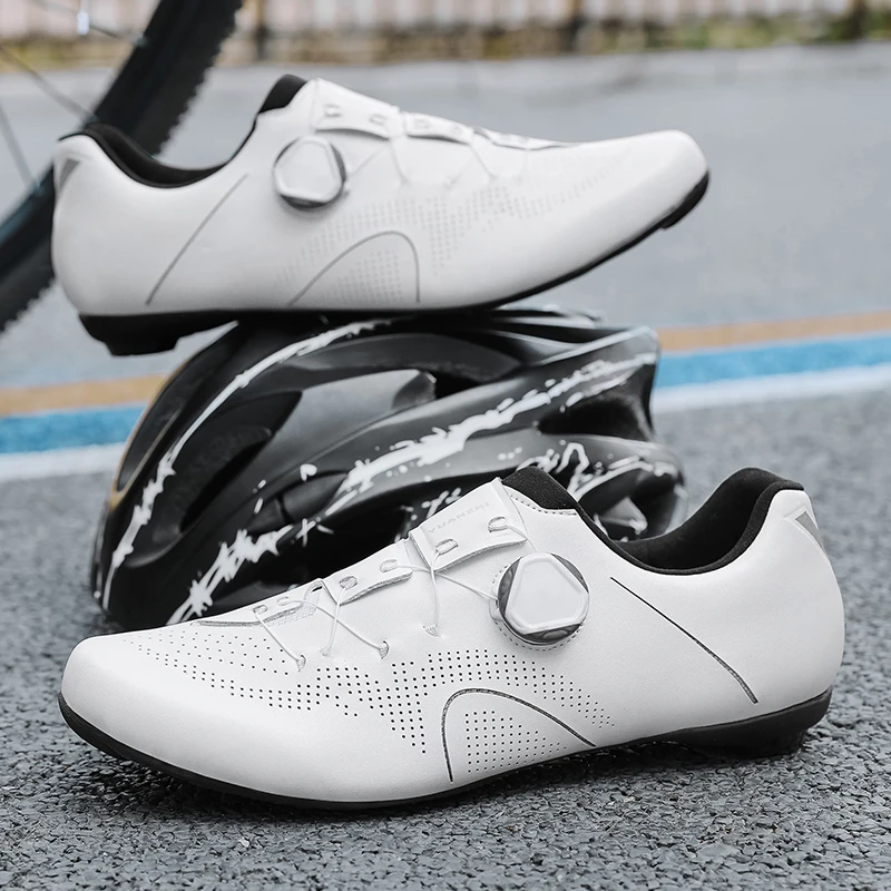 

Unisex Road Bicycle Shoes Men Cycling Sneaker Mtb Clits Route Cleat Dirt Bike Speed Flat Sports Racing Women Spd Pedal