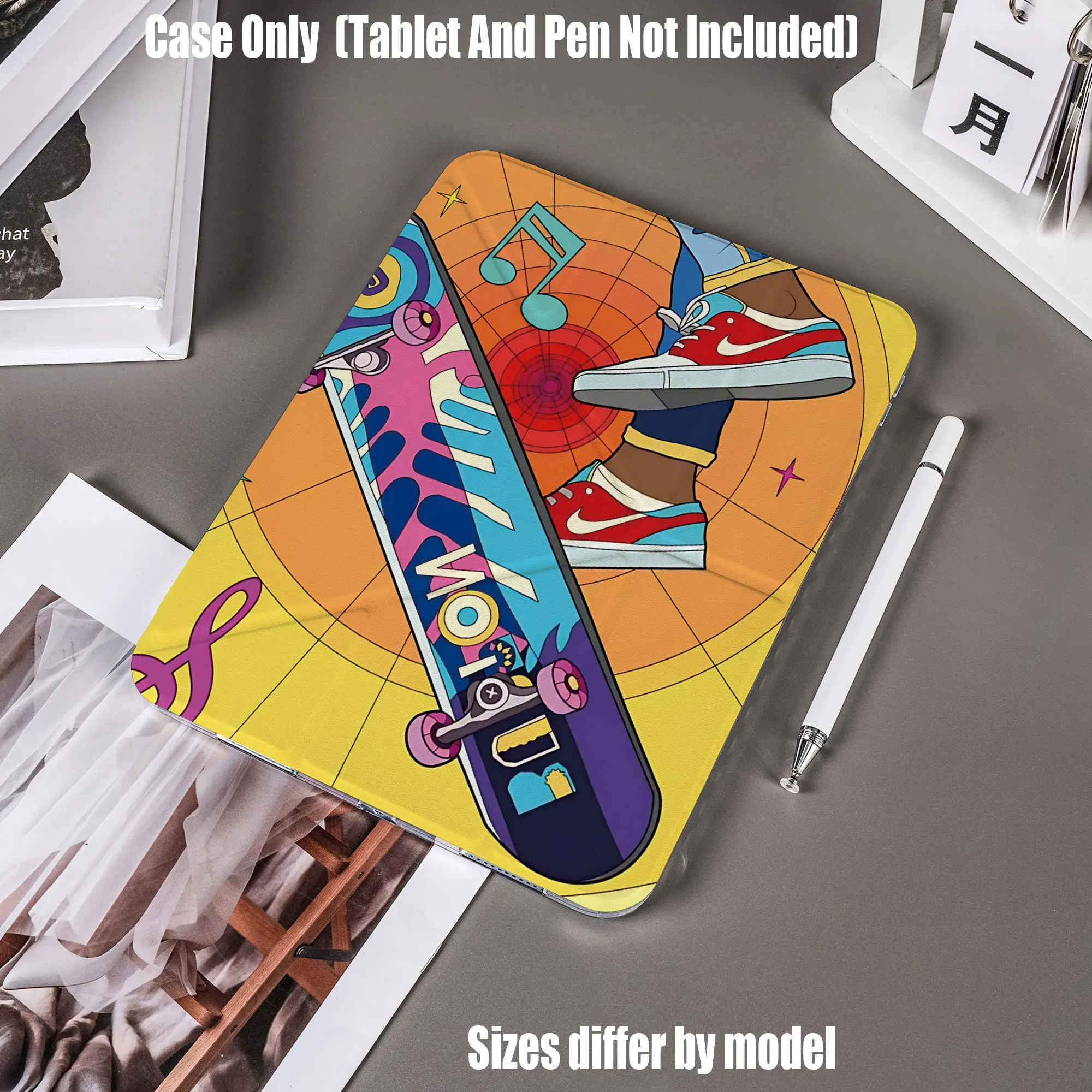 Slim Fit Premium TPU Tablet Cover, Shockproof Durable Lightweight Protective Case for iPad Samsung Huawei Honor Redmi Xiaomi