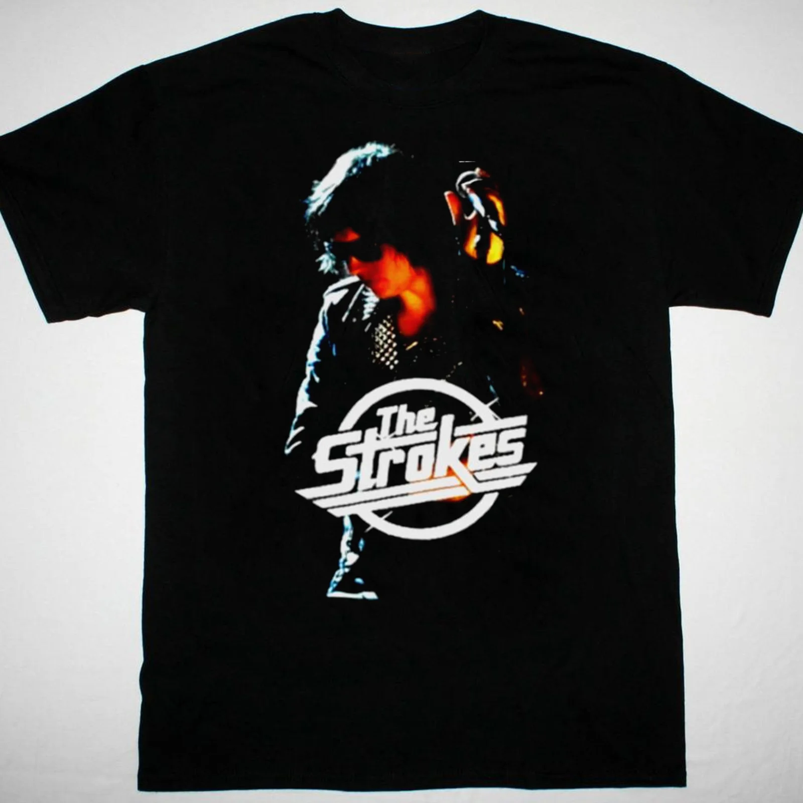 Julian Casablancas The Strokes band T-shirt black Tee All sizes 2F374