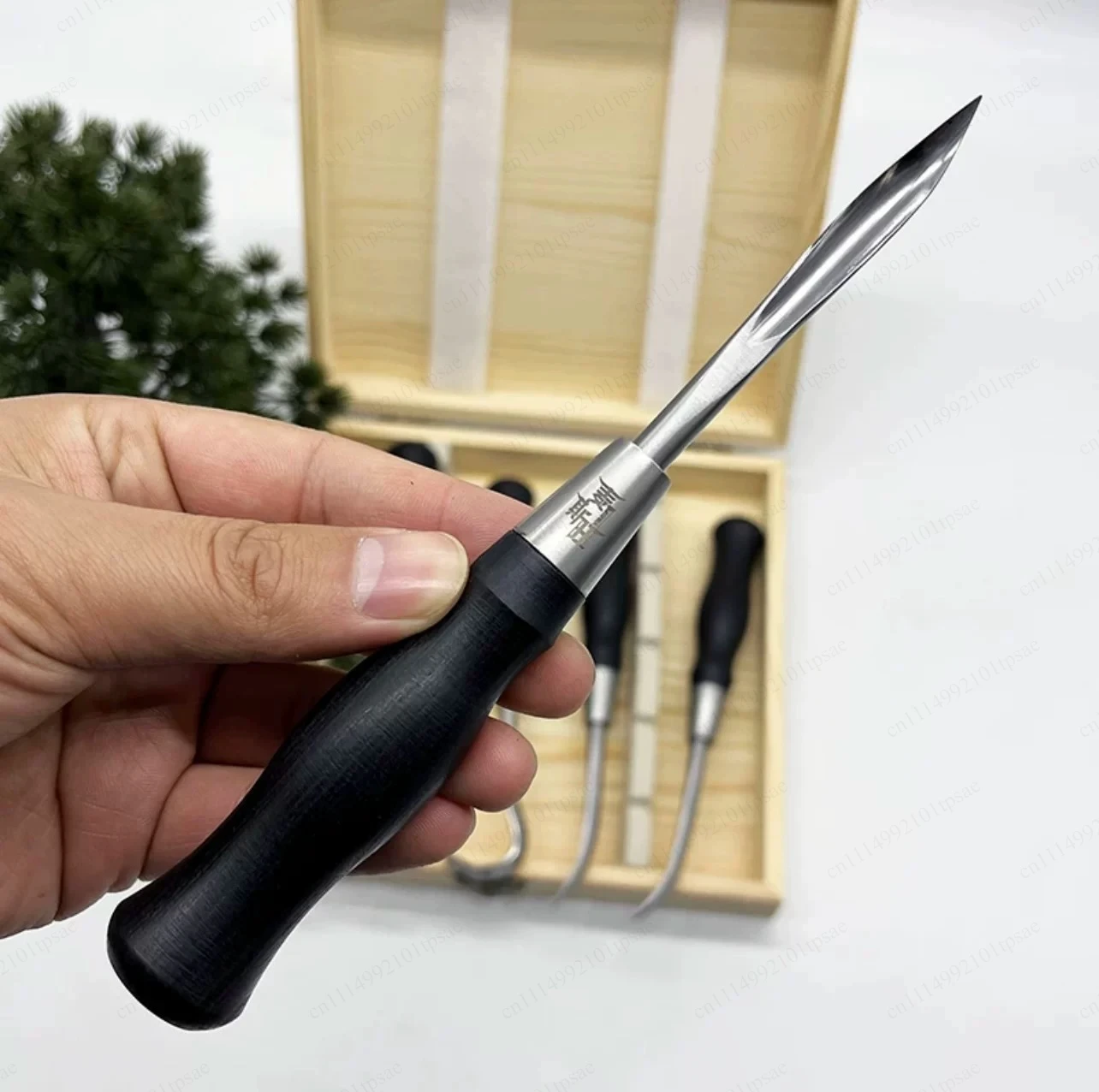 Bonsai brush set, dry cultural relic production, carving and shaping hooks, painting and making bonsai tools