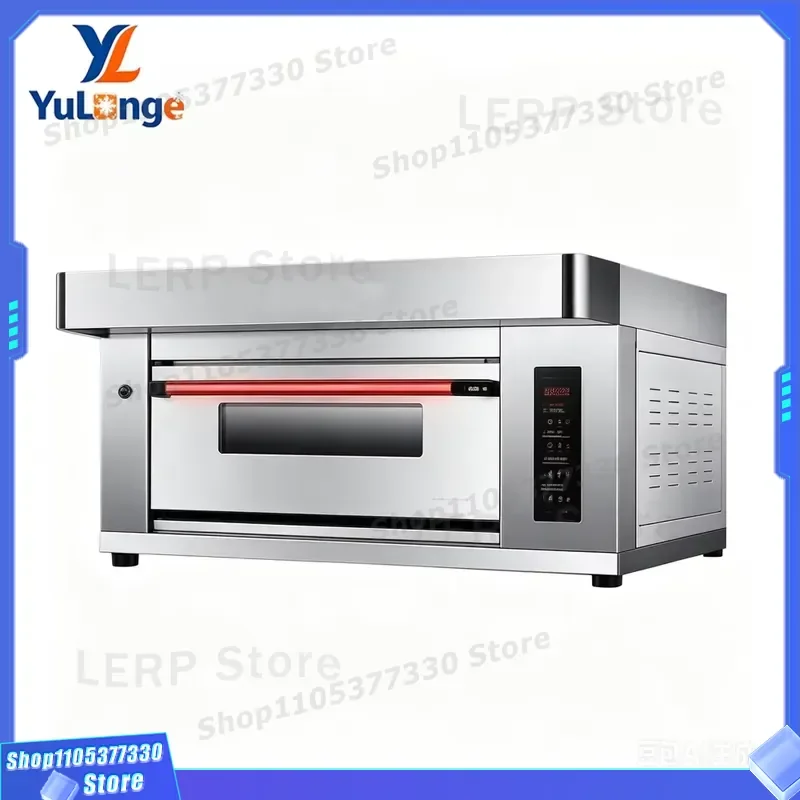 Commercial Stainless Steel Electric Oven Large Capacity Single Layer Double Plate Luxury Bakery Equipment For Restaurant