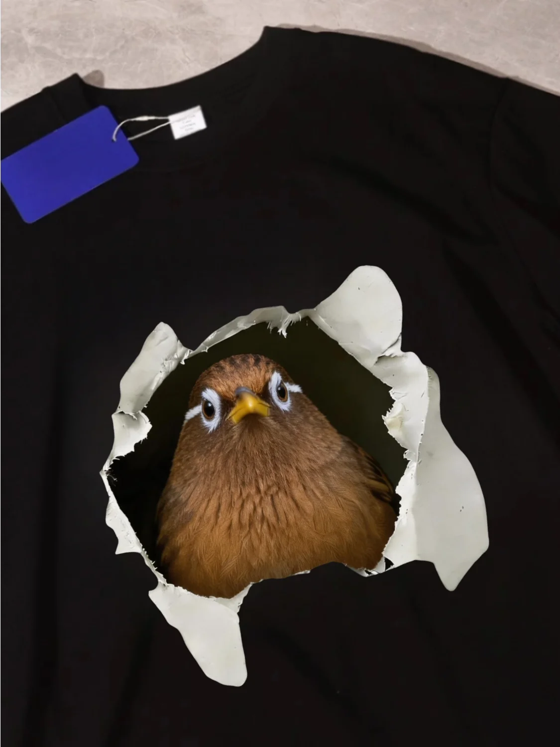 Cotton Bird Watching Field Guide Pet Bird Cute Daily Short Sleeve T-Shirt Men Women Breathable Comfortable round Neck Print Tee