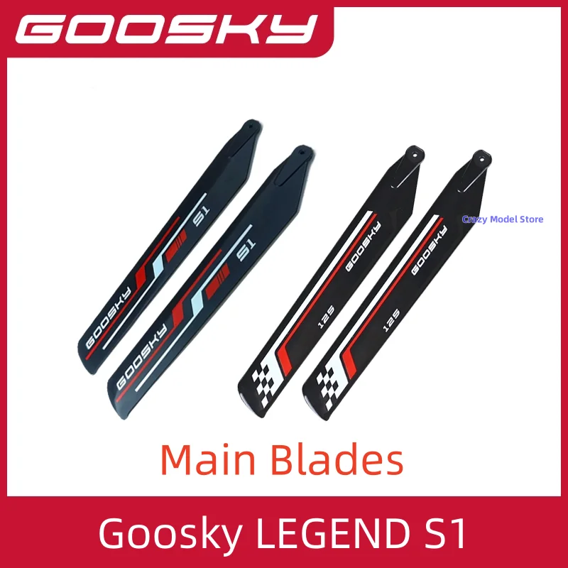 

RC Вертолет Goosky LEGEND S1 2021, новые детали, пропеллеры с основными лопастями