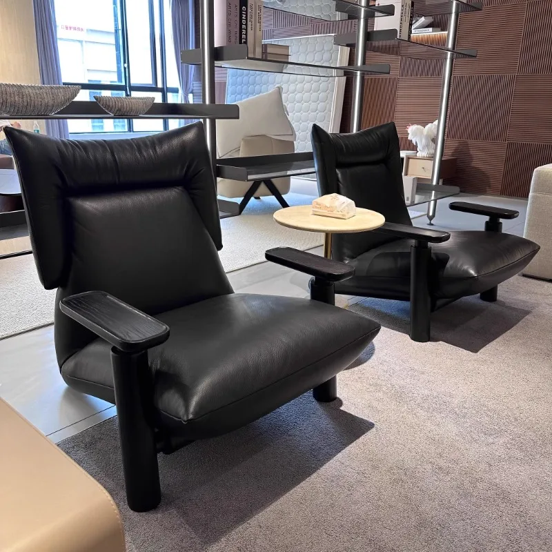 

Designer Trending Living Room Chairs Black Classic Single Relaxing Chairs Living Room Comfy Fauteuil Salon Furniture Home