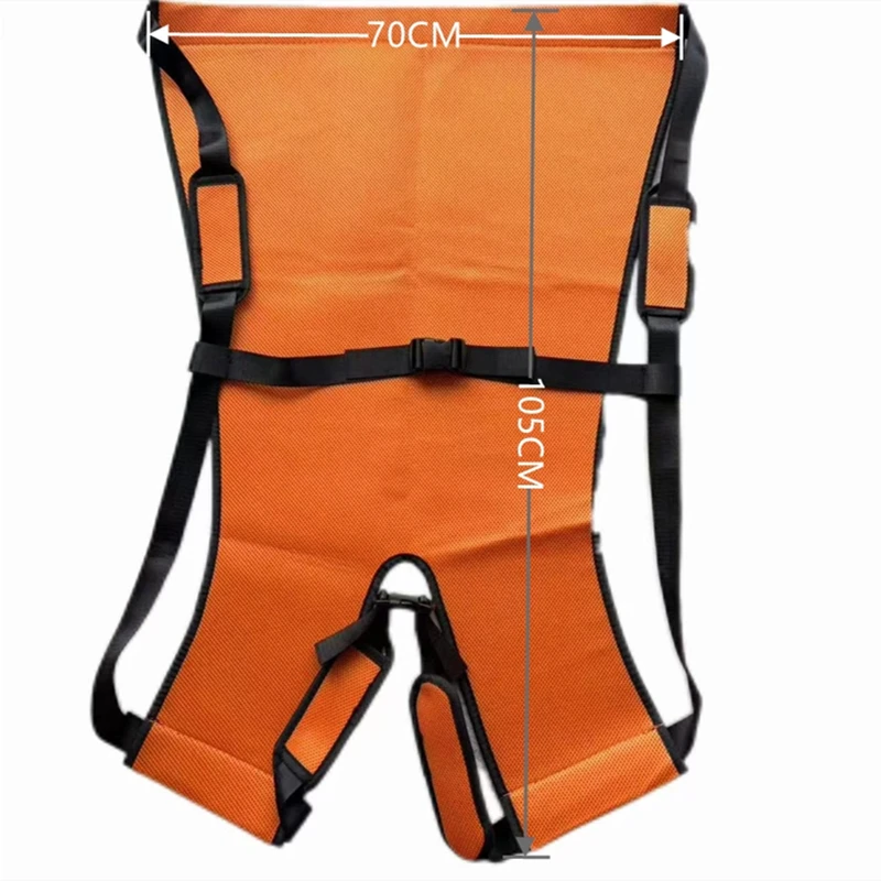 نقل الناقل حزمة الظهر حزام شخص واحد رفع الرافعة المسنين/معاقين أعلى/أسفل الدرج إلى السرير كرسي متحرك نقل بطانية #6