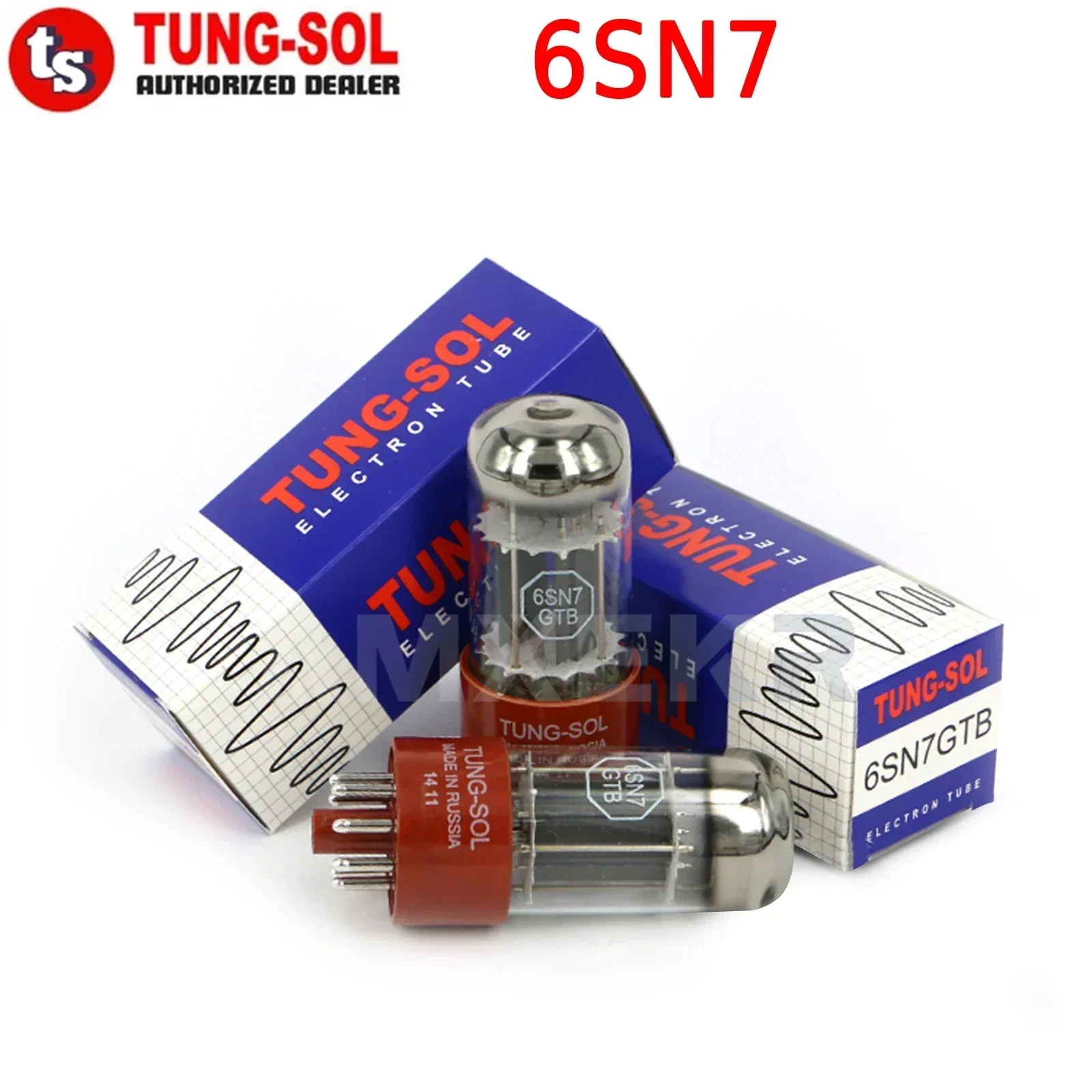 

TUNG-SOL 6SN7 Electronic Tube Replacement 6N8P/6H8C/CV181 Vacuum Tube Original Factory Precision Matching for Amplifier