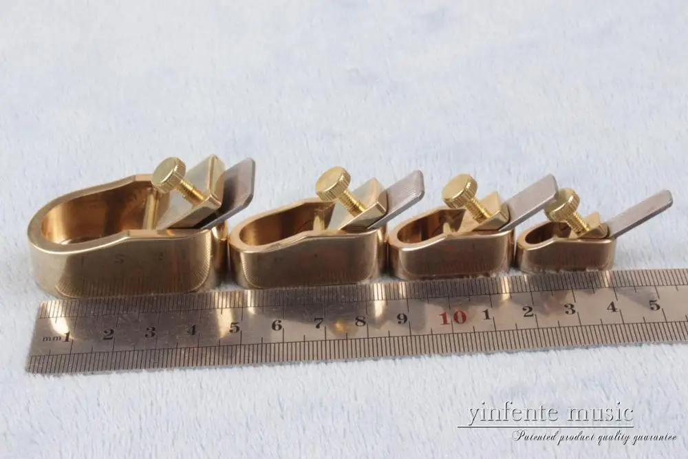 1set 4pcs Mini Brass Planes Violin Making Tools Luthier Tools Flat Bottom