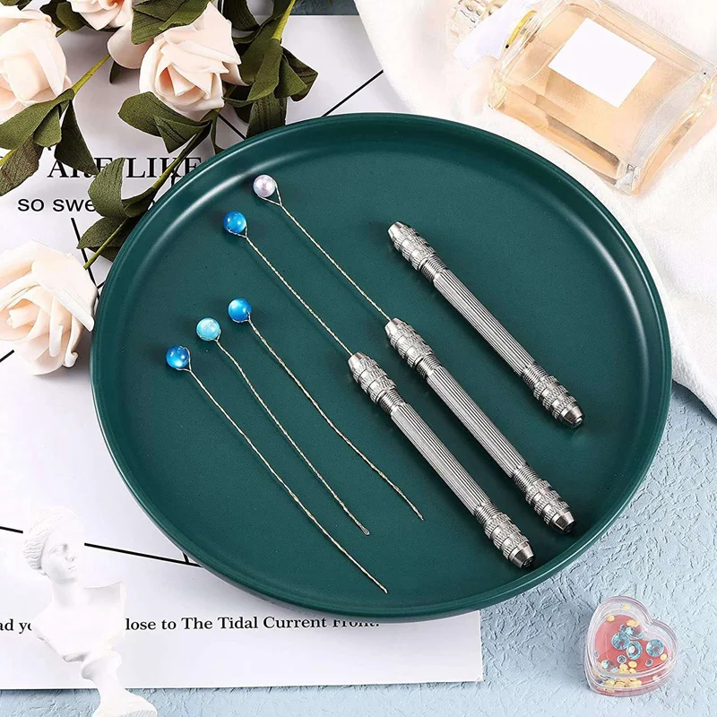 4 PCS  Double Ended Pin Vise Mini Twist Braid Pin Vise Jewelry Making Tools For DIY Hairpin Keychain Bracelets