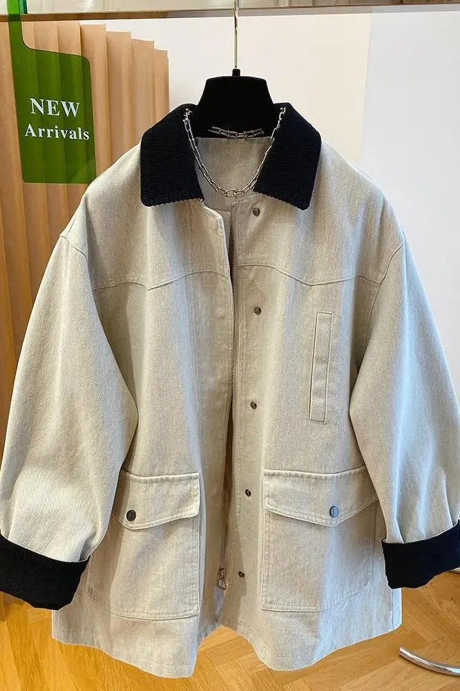 SuperAen 2025 春の新韓国ルーズレースアップファッションブレザー女性のトップブレザー