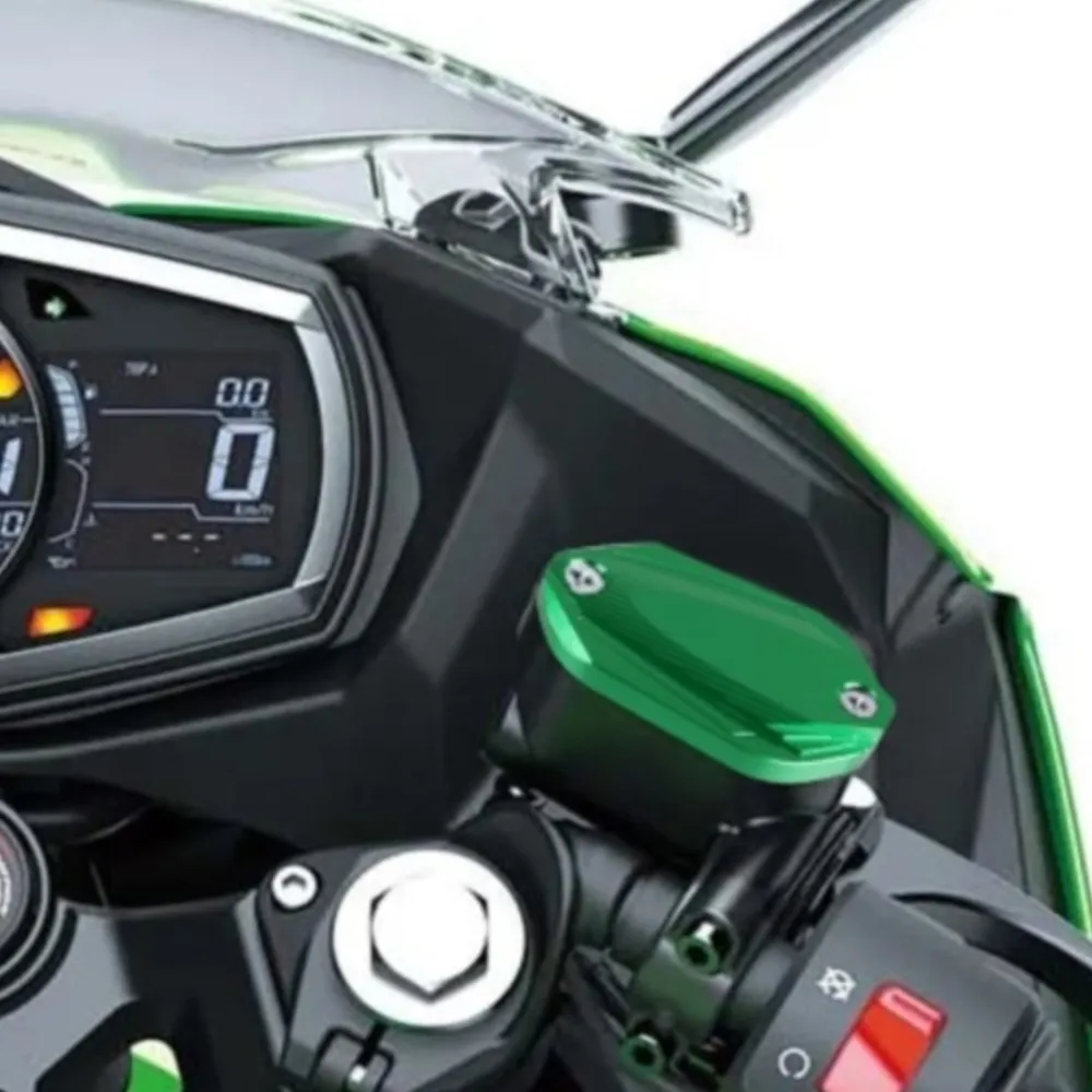 2018-2025 For Kawasaki Ninja400 Z400 Ninja 400 2024 2023 Motorcycle Front Rear Brake Fluid Reservoir Cover Engine Oil Filler Cap