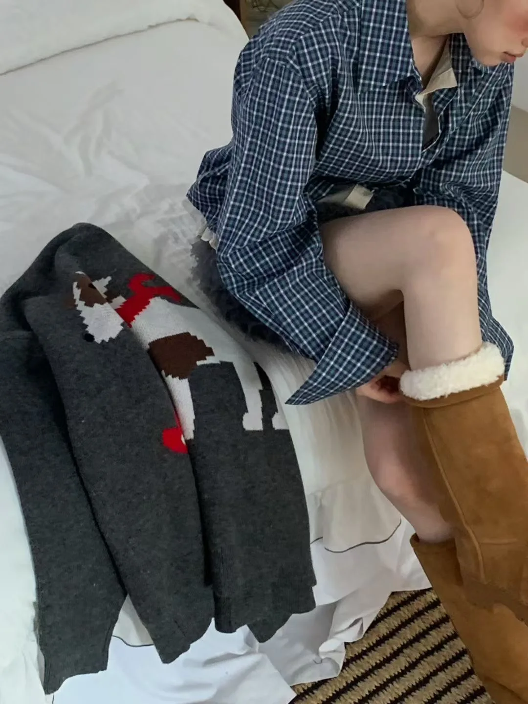 ZHISILAO 新しい格子柄ブラウス女性ヴィンテージカジュアル Y2K 長袖シャツ秋 2025 トップス