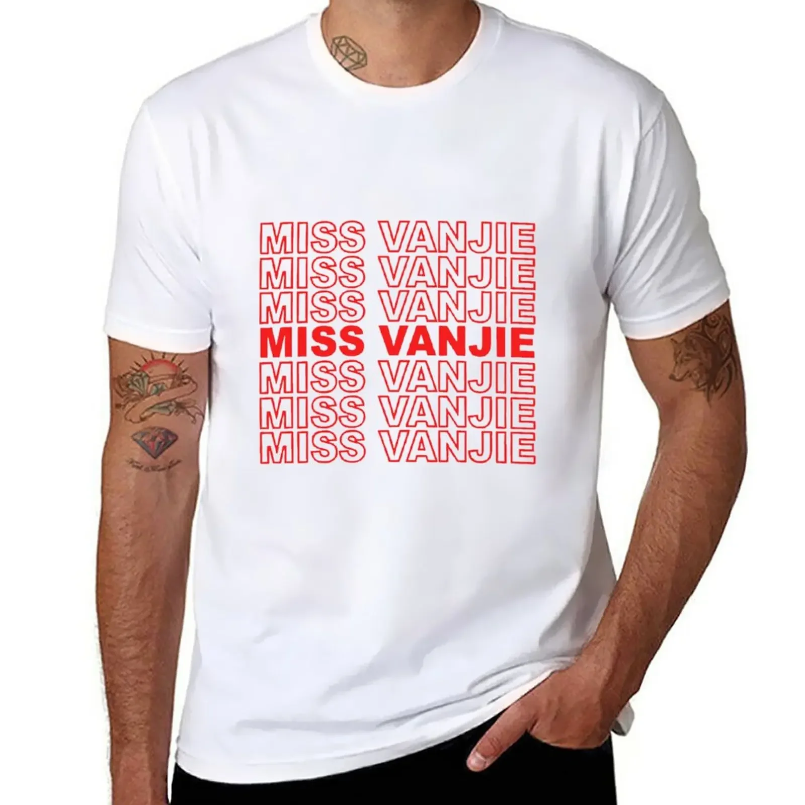 Miss Vanjie RuPaul's Drag Race T-Shirt tees cute tops plain mens t shirts