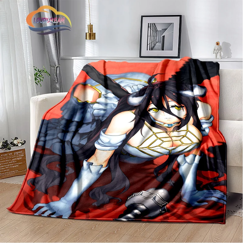 Adventure Anime OVERLORD Microfiber Blanket for For Children and Adults Four Seasons Flannel Cashmere  Summer Quilt