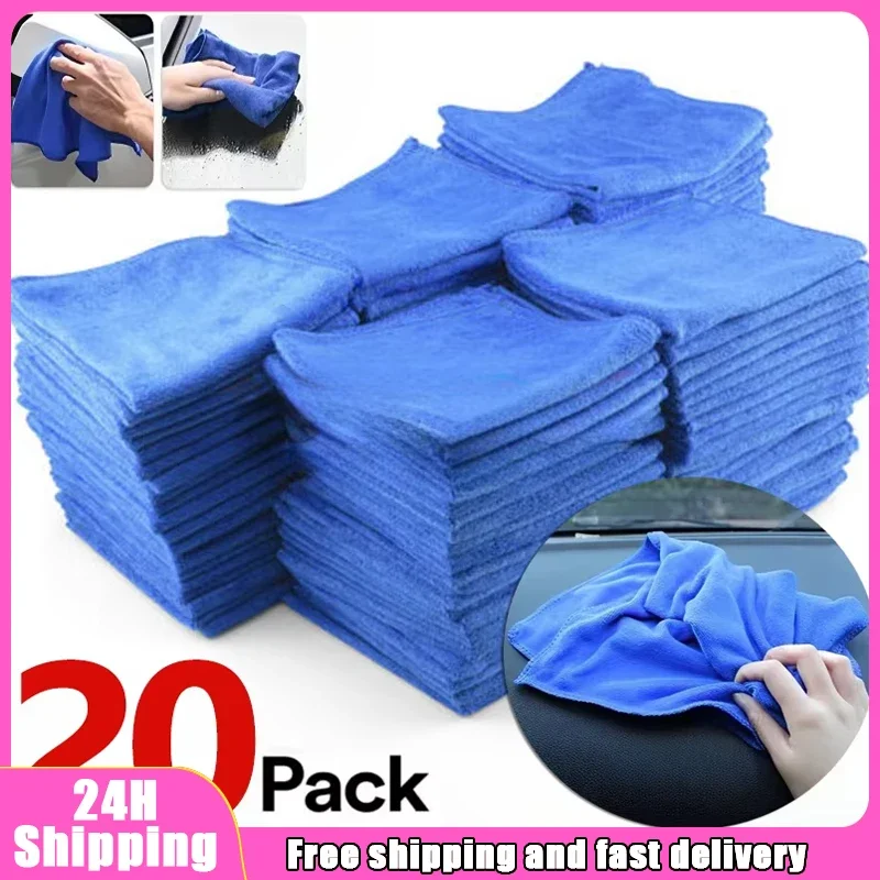 

1-20 шт. полотенца из микрофибры, ткань для мытья автомобиля, сушильная ткань, полотенце, бытовые чистящие салфетки, автодетализация, полировальная ткань, инструменты для домашней чистки