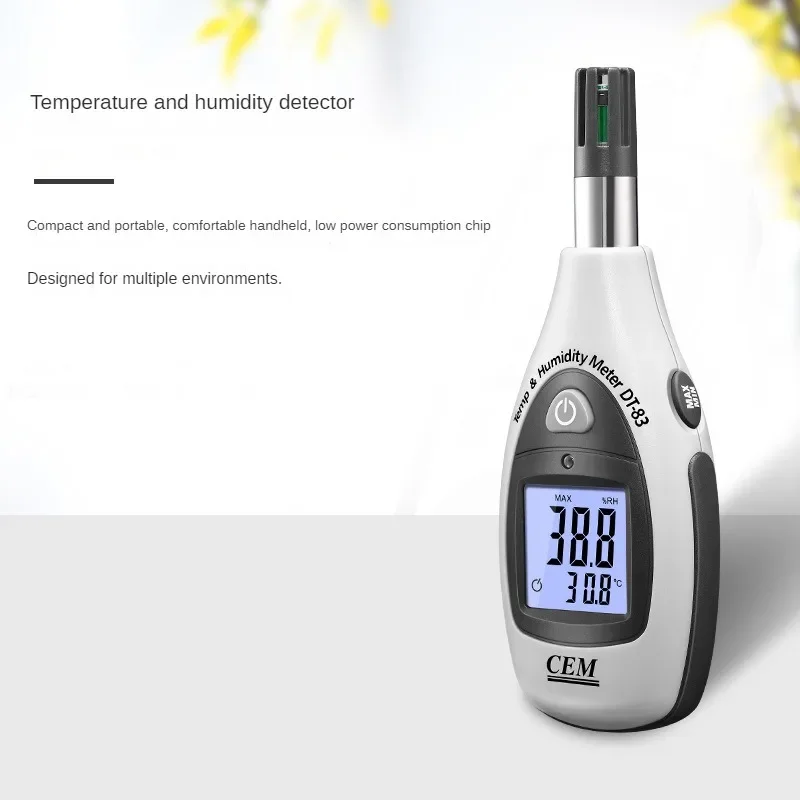 Imagem -04 - Temperatura Industrial e Umidade Medidor Dt83 Alta Precisão Temperatura e Umidade Detector