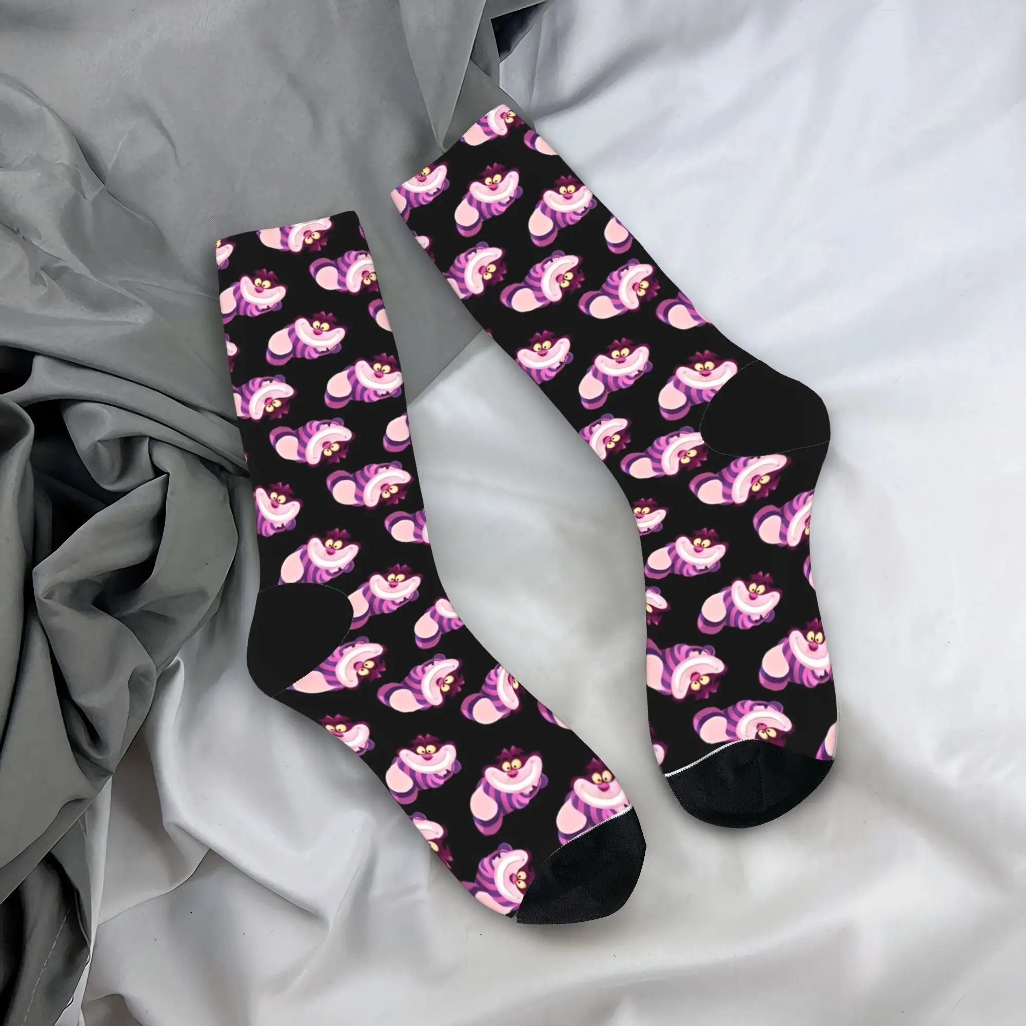 Alice In Wonderland Alice Friends Socks  Anti Sweat Stockings Adults Men High Quality Skateboard Socks Spring Custom Socks