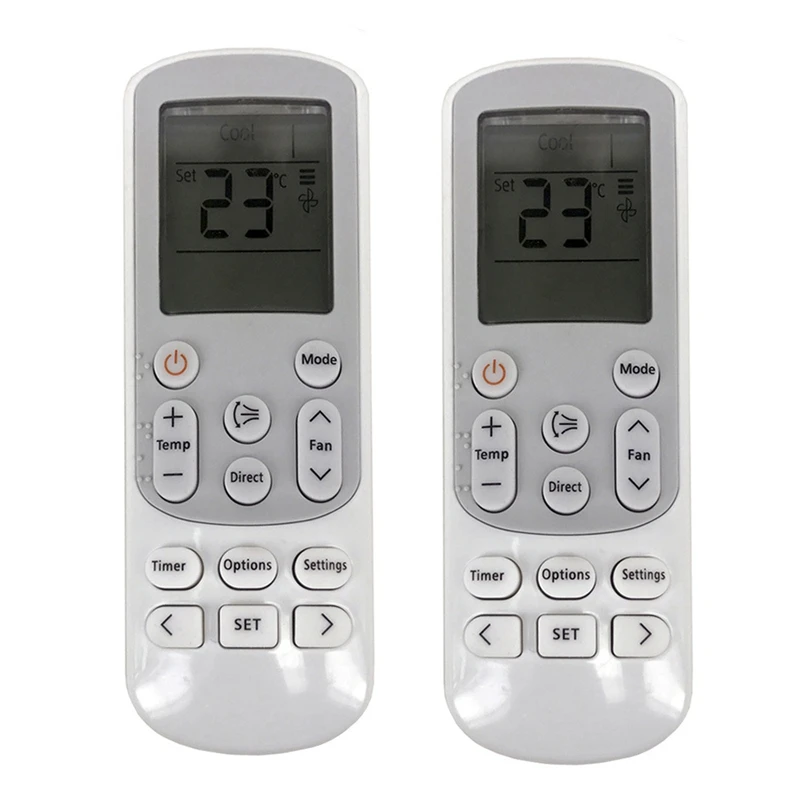 2X Air Conditioning Remote Control Replacement Direct For Samsung DB93-14643S DB93-15169G DB93-14643T DB93-15882Q