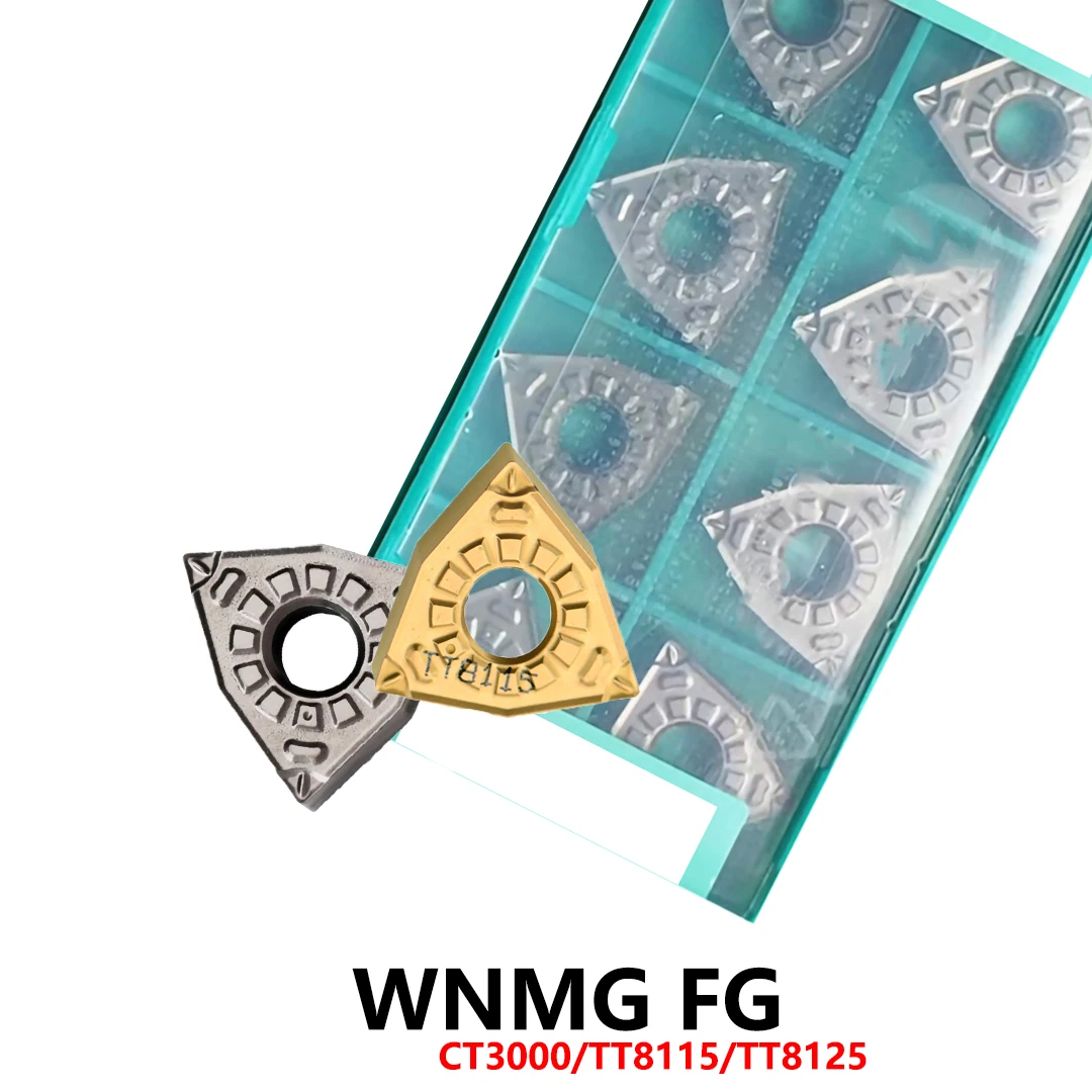 

Оригинальные WNMG060404FG WNMG080404FG WNMG080408FG CT3000 TT8115 Твердосплавные вставки Лезвия с ЧПУ WNMG WNMG080404 WNMG080408 FG Инструменты