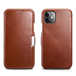 Mobile Phone Case Flip Cover Leather Case for iPhone 11 Pro Max with Magnet Closure Fit iPhone 11 Pro