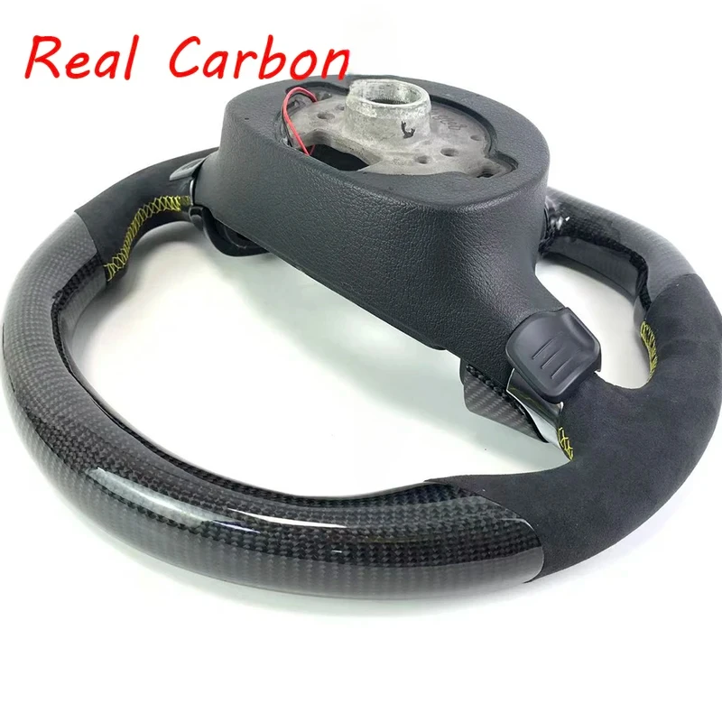 For Volkswagen Golf MK5-MK8 LED Carbon Fiber Racing Steering Wheel Support Customization