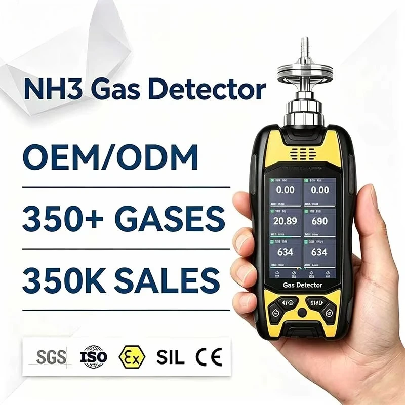 BTYQ-MS600-S High Accuracy Multi-Gas Ammonia (NH3) Portable Gas Detector 3.5
