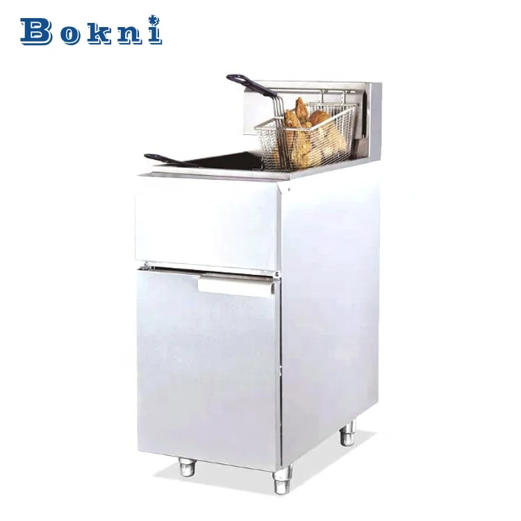 

Commercial Open Fryer Deep Fryer Oil Filter Chicken / French Fries Deep Fryer