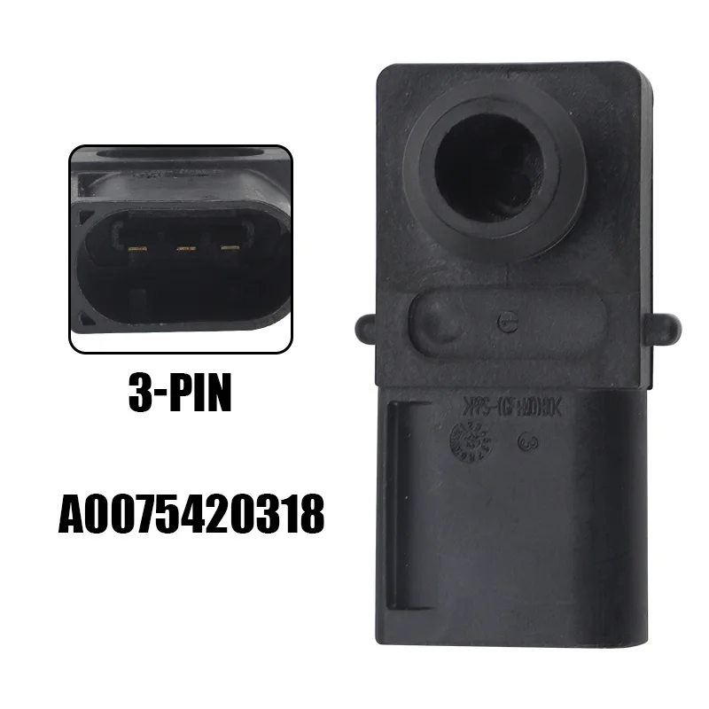 

Metal Brake Booster Pressure Sensor For Mercedes W204 S204 2007-2014 W212 S212 2009-2016 A0075420318 A 007 542 03 18 3pins