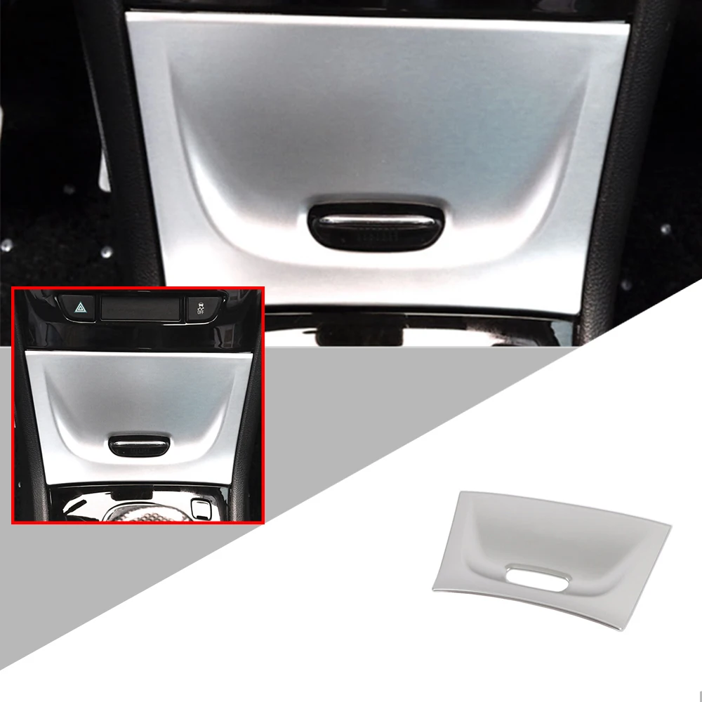 

For Opel Mokka Buick Encore 2012-2016 Car Cigarette Light burner panel cover trim car styling ABS Matte accessories 1pcs