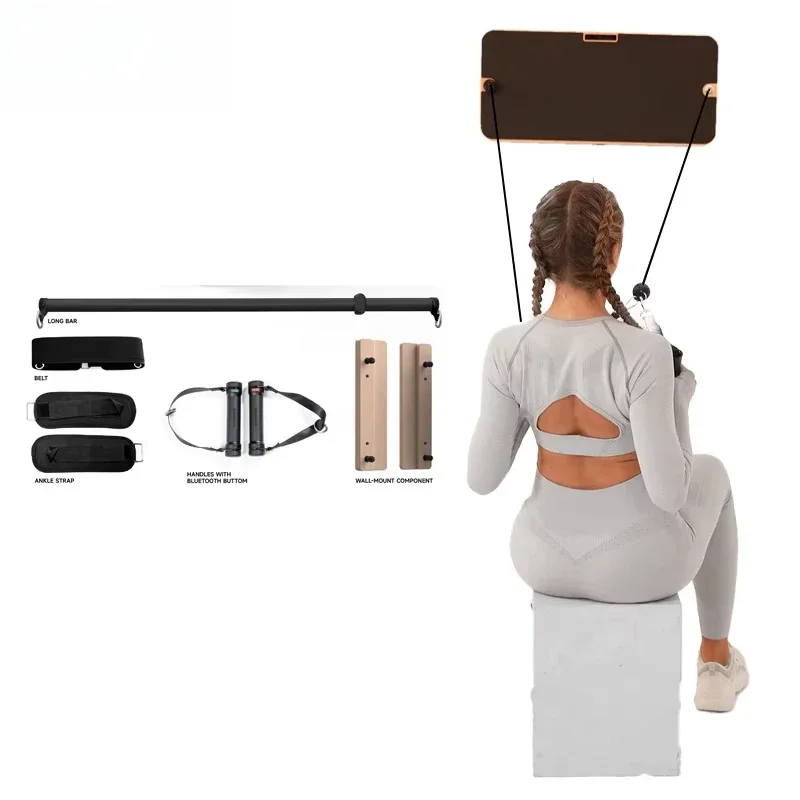

All-In-One Smart Home Gym System Intelligent Fitness Power Station Trainer with Resistance Strength Smart Home Gym Equipment