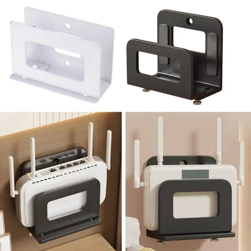 

E8BD Прочная полка для электроники из углеродистой стали. Настенное крепление. Инструменты не требуются. Удерживает Устройства