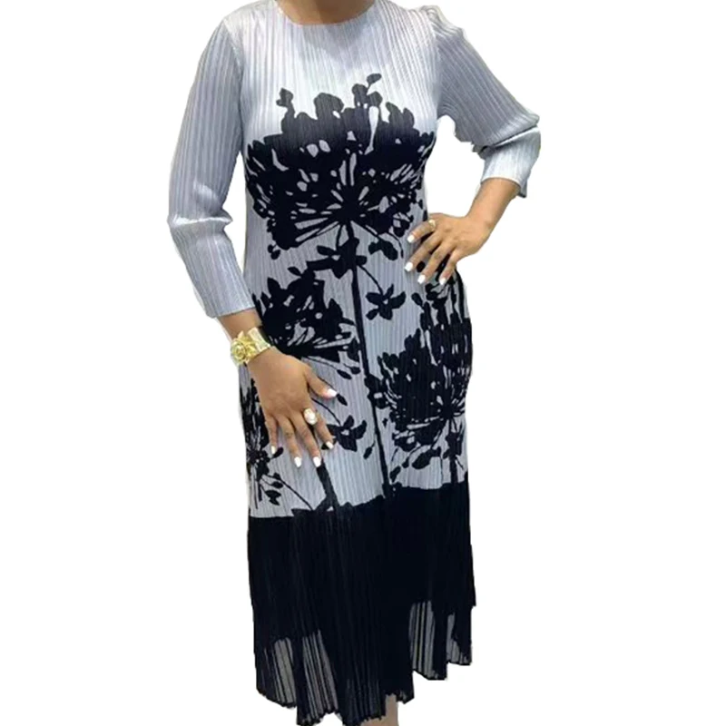

traditional 3d printed africa clothing fashion kaftan dress dashiki robe africains femme casual african dresses for women 2025
