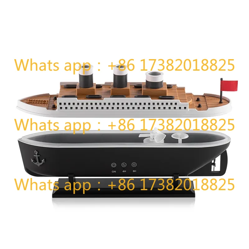 Electric Aroma Air Humidifier Cruise Ship Model Aromatherapy Diffuser for Home Room Decorate Home Appliances