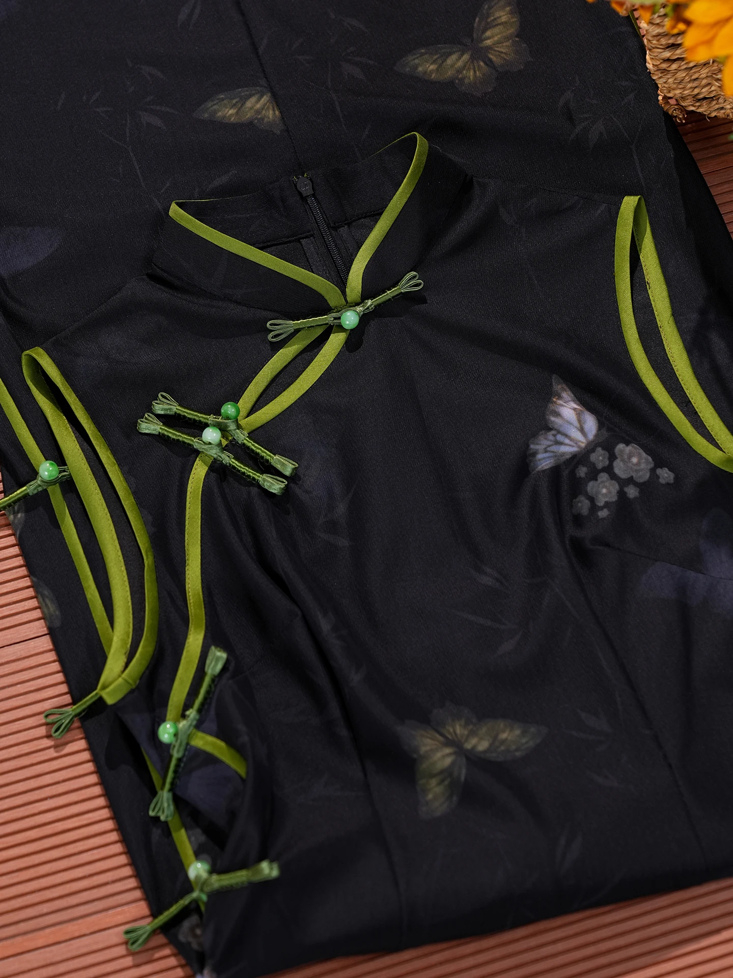 

Новое китайское вечернее платье-ципао в ретро-стиле, приталенное, больших размеров, с красивым цветочным узором, для женщин 8-25 лет