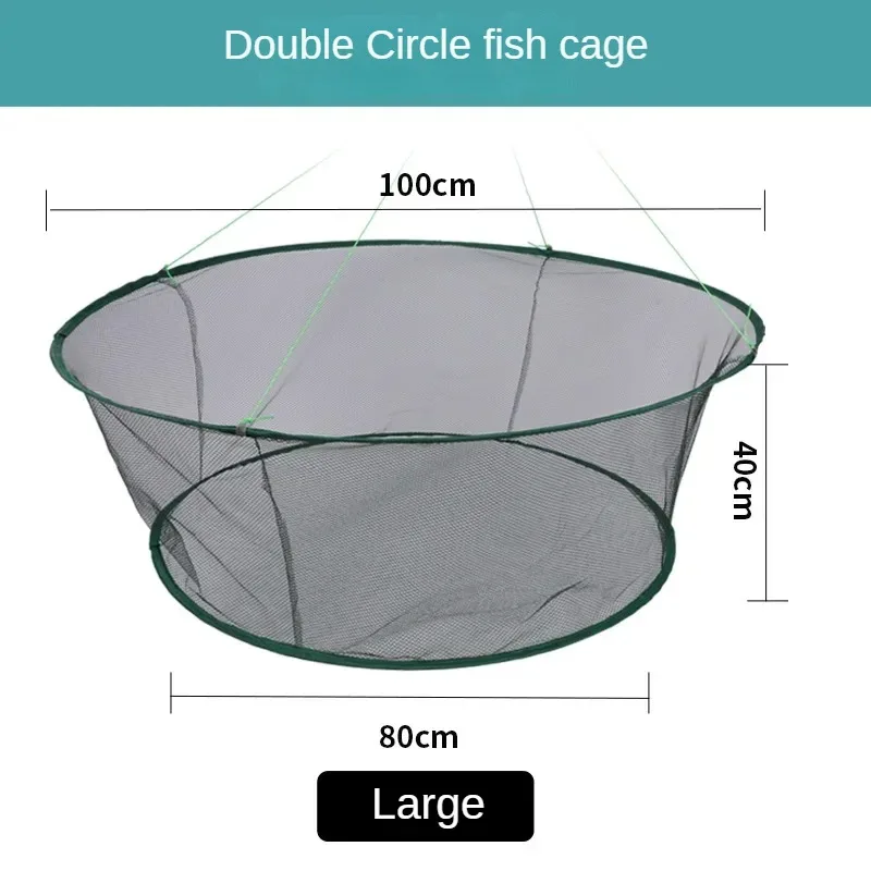 Telescopic Folding Fishing Net Shrimp Fish Trap Carp Large Creel Feeder  Crab Catchers Surfcasting Accessories fish trap - AliExpress 18