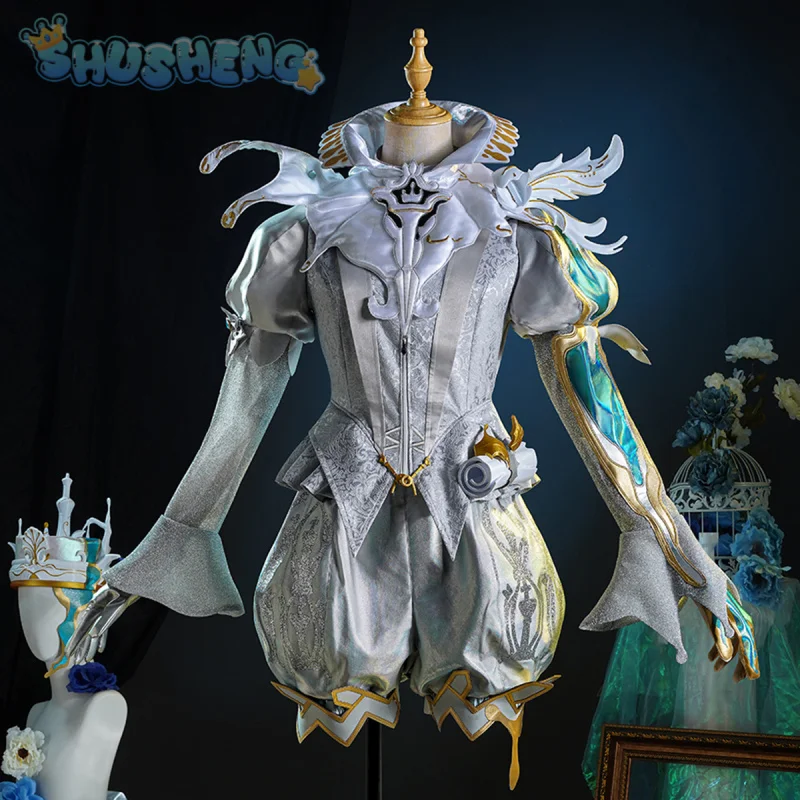 Game Identity Ⅴ Matthias Cherning puppeteer Cosplay Costume Crown, props, accessories gorgeous dress set, Halloween new uniform